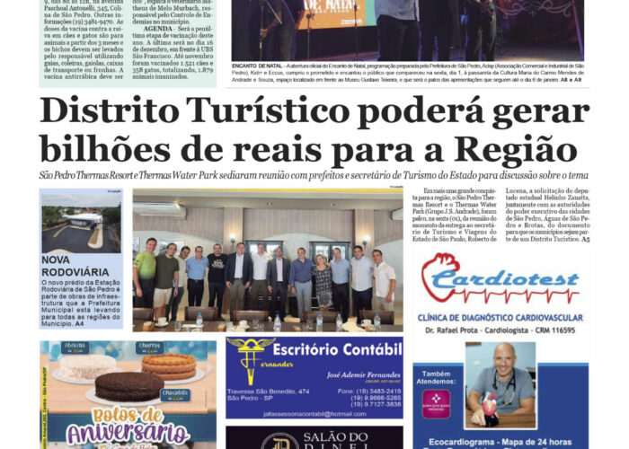 Jornal O Regional Edição 622 14/04/2018 - São pedro-Para-São paulo