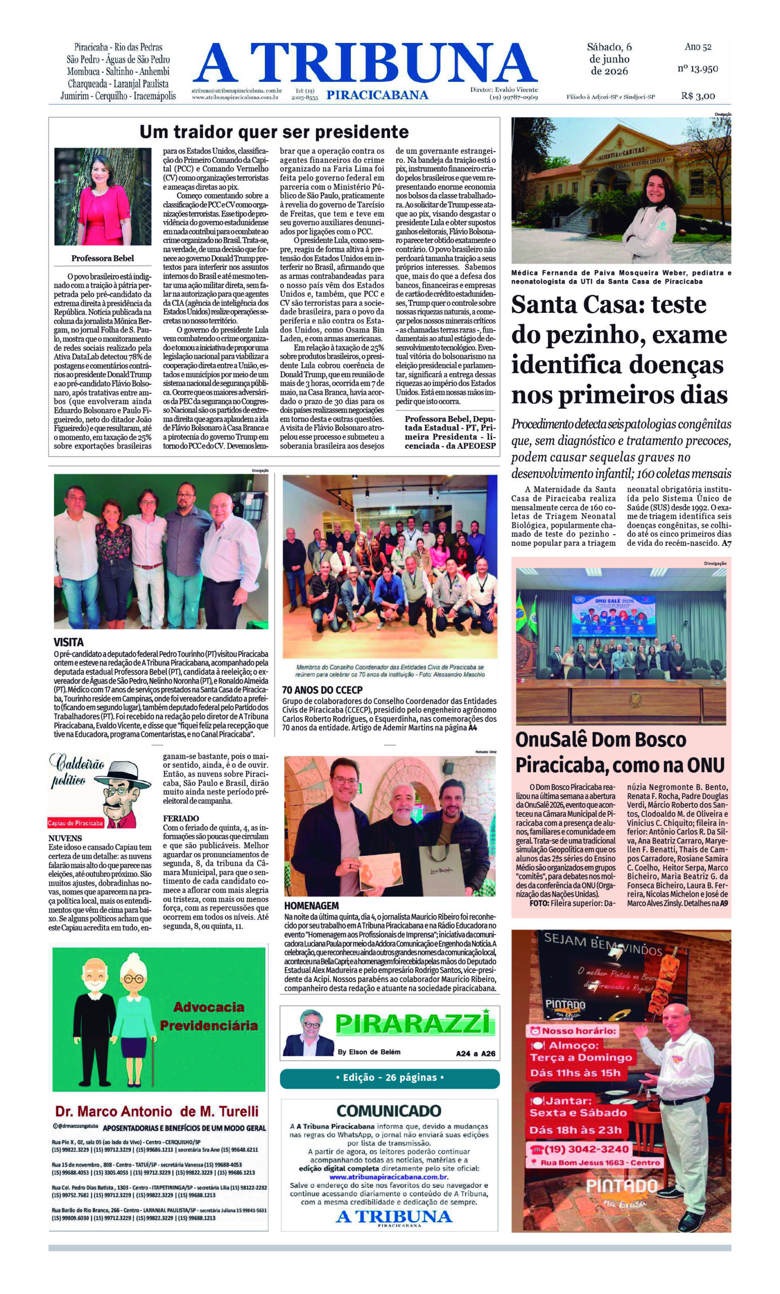 A Tribuna Piracicabana – Edicao 13950 -26 páginas – sexta-feira 06-06-26-1-compactado-1
