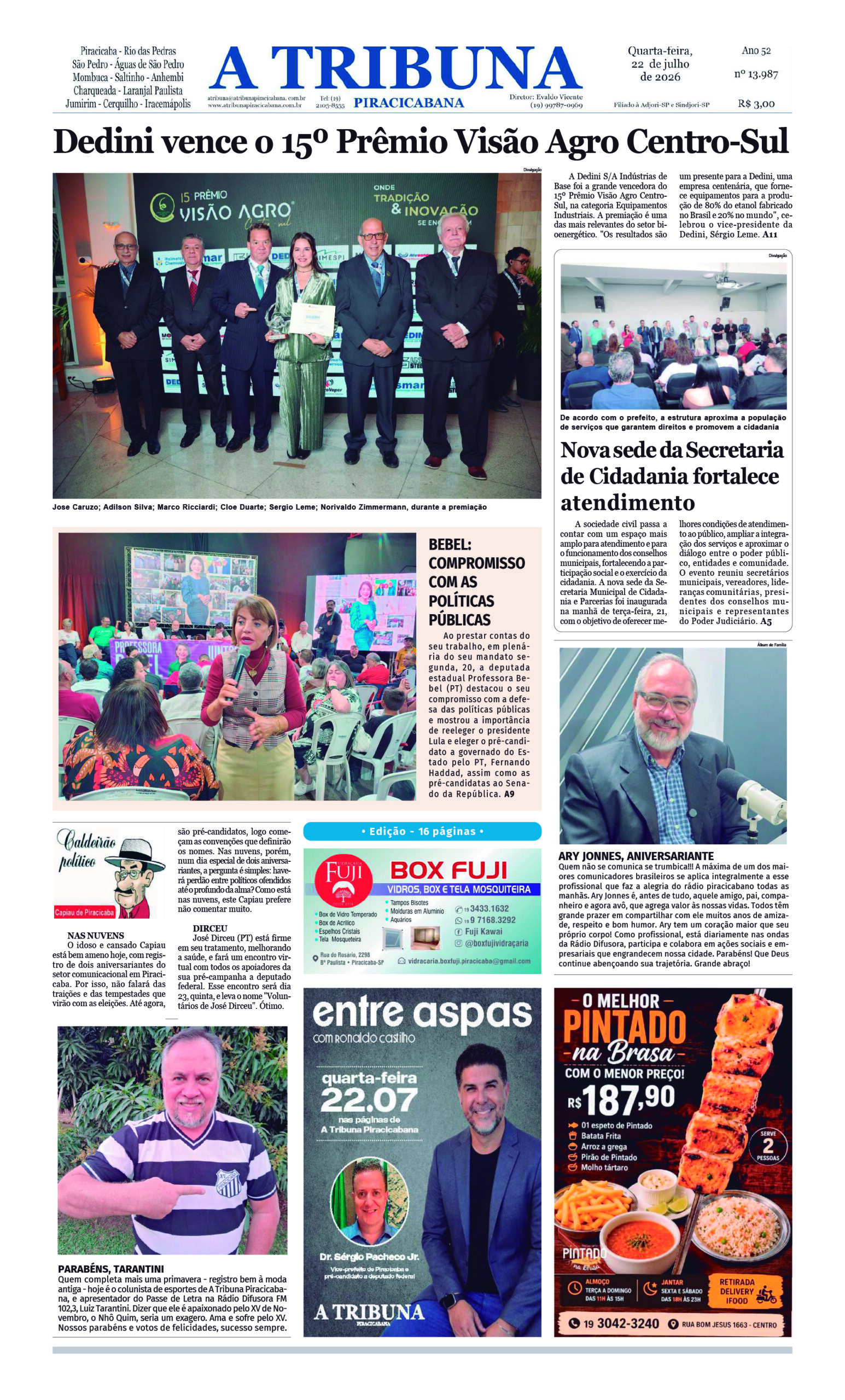 A Tribuna Piracicabana – Edição 13987 -16 páginas – quarta-feira 22-07-26-compactado-1