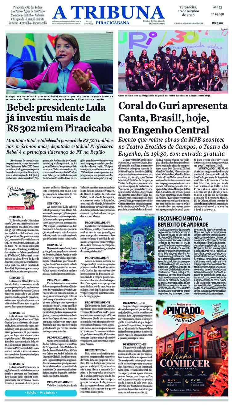 A Tribuna Piracicabana – Edição 14058 -46 páginas – terça-feira 20-10-26-compactado-1