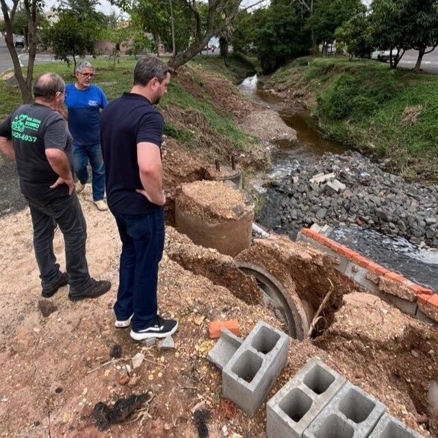 Após requerimento, Felipe Gema (Solidariedade) retornou ao local e constatou agravamento de situação já alertada