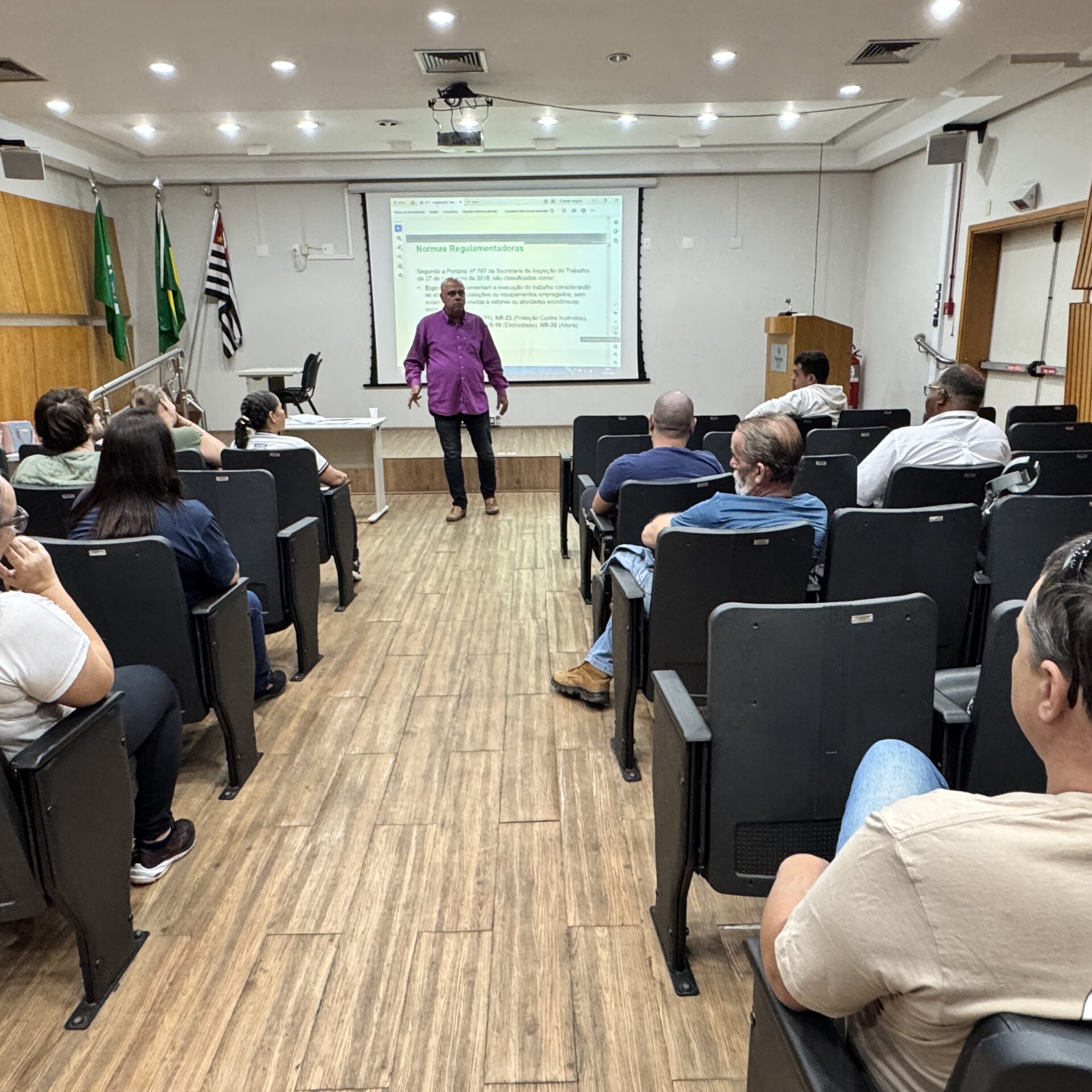 O treinamento tem como objetivo capacitar os servidores que irão compor a nova gestão da CIPA