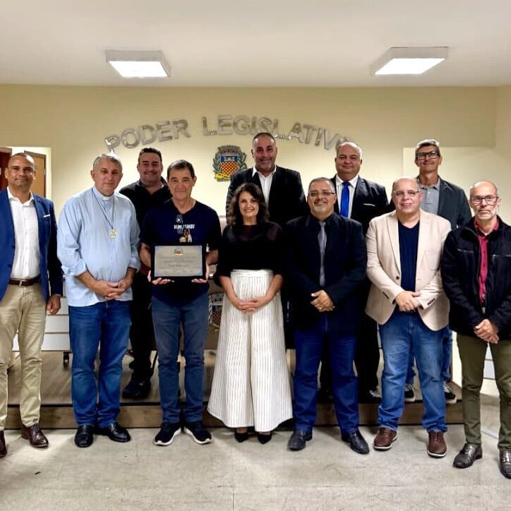 Voluntário Vlamir Roberto Gava foi um dos homenageados da noite de terça-feira (1º) - foto: Victória Rosano