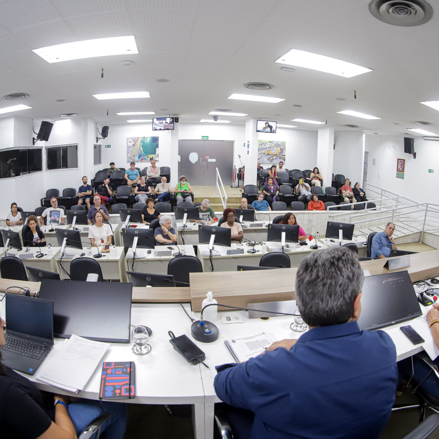 Audiência pública na Câmara foi realizada na noite desta terça-feira (3). CRÉDITO: Guilherme Leite