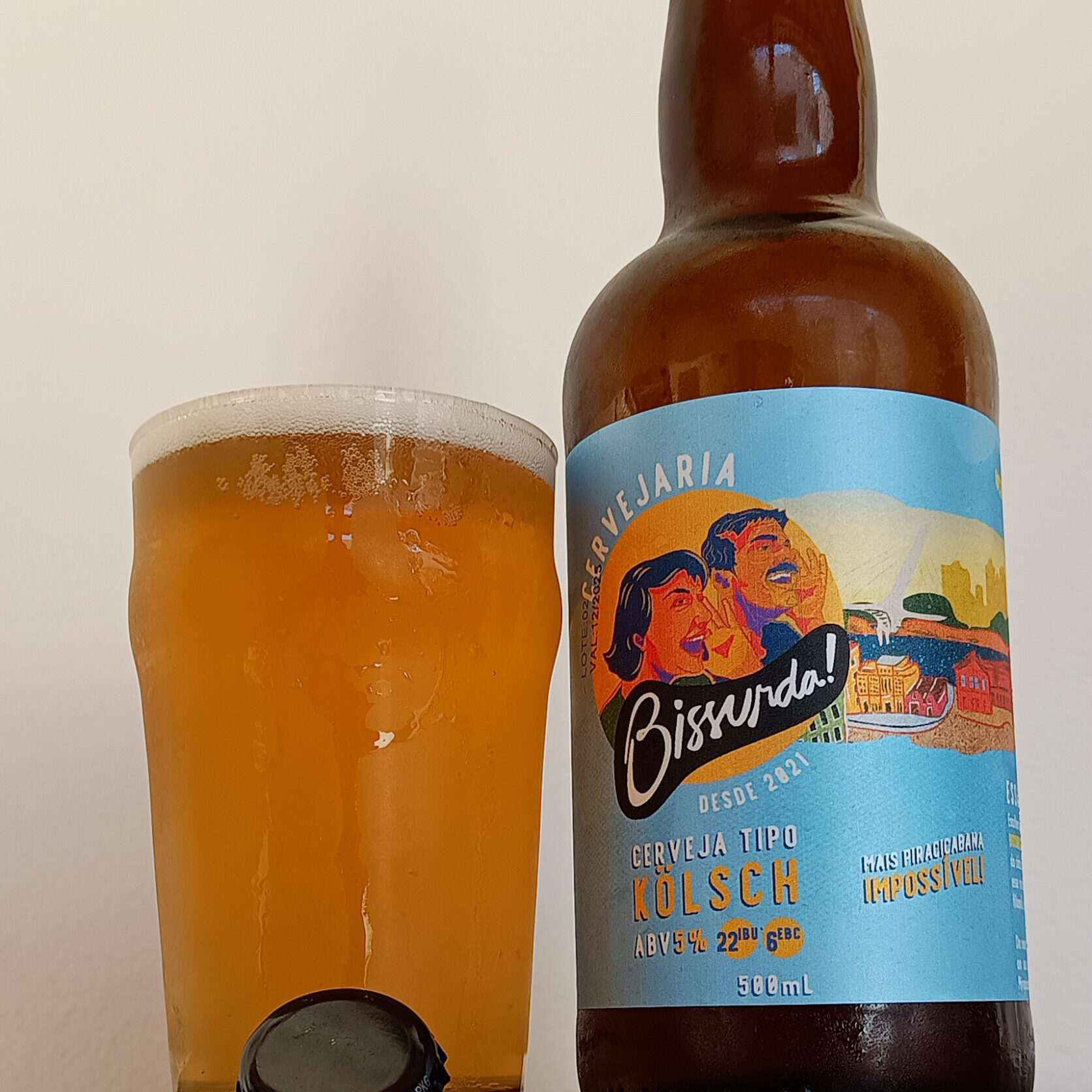 Bissurda Kölsch, de perfil leve e refrescante. CRÉDITO: Divulgação