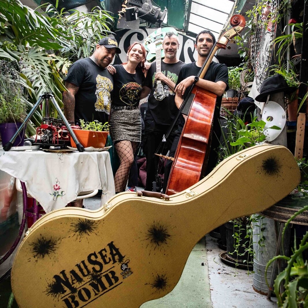 Apresentação de Nausea Bomb será no Nômades Beer Garden, nesta sexta. Crédito: Divulgação