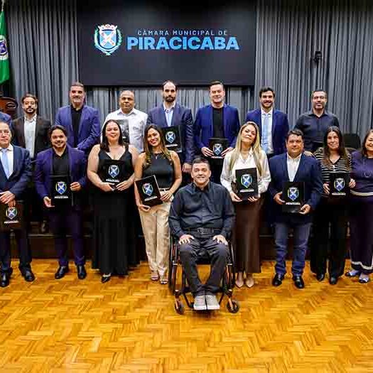 Solenidade ocorreu no Salão Nobre e homenageou profissionais do setor imobiliário. CRÉDITO: Guilherme Leite