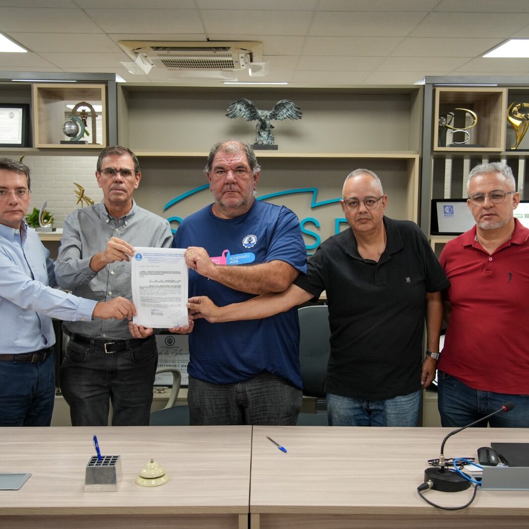 Diretoria do Sindicato dos Metalúrgicos fez entrega da pauta de reivindicações. CRÉDITO: Divulgação