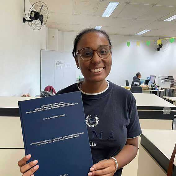 A advogada Marcela Galdino e Matos apresentou tese de Mestrado na Escola de Artes Ciências e Humanidades da Universidade de São Paulo (USP). Crédito: Álbum de Família