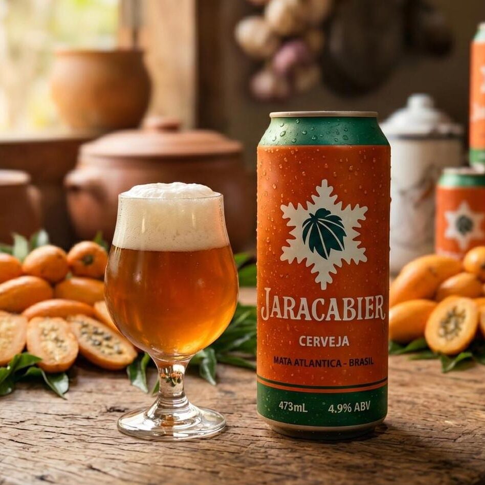 Jaracabier nasceu da união entre ingredientes da cervejaria artesanal e uma história de preservação ambiental - foto: Divulgação