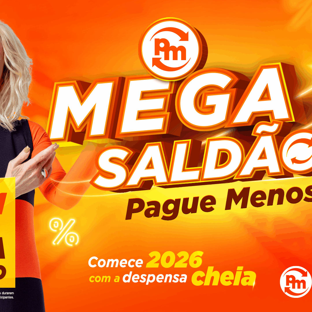 Rede de Supermercados Pague Menos realiza ação bombástica neste sábado, 10. CRÉDITO: Divulgação