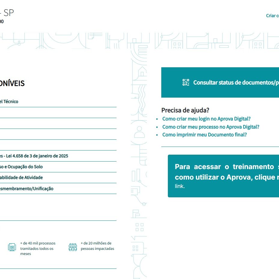 09-05-Serviços (Aprova) Com inteligência artificial, Aprova é disponibilizada pela Secretaria de Obras, Meio Ambiente e Serviços Públicos e disponibiliza 10 serviços - foto: Divulgação