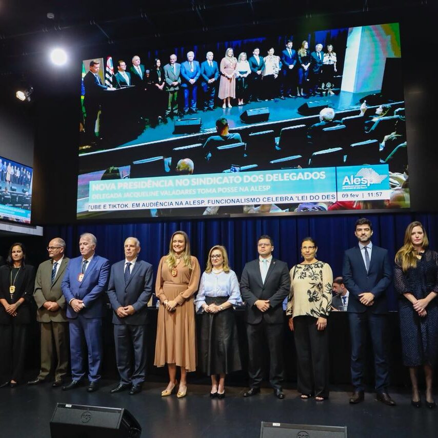 Posse da diretoria aconteceu na segunda-feira (9), na Alesp