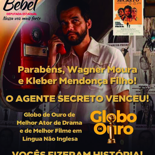 Em suas redes sociais, a deputada Professora Bebel destacou a importante conquista do cinema brasileiro. Crédito: Divulgação
