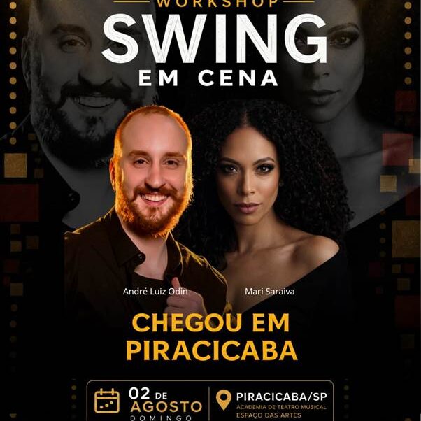 No swing em cena o artista é responsável por substituir diferentes integrantes do elenco sempre que necessário. CRÉDITO: Divulgação