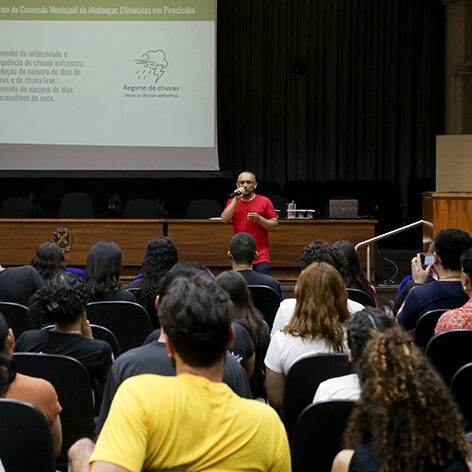 Programação reúne debates, palestras e atividades educativas sobre vulnerabilidade climática. CRÉDITO: Divulgação