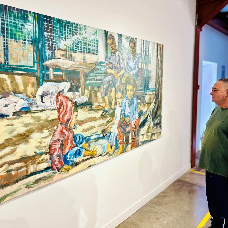 Obras criadas em 2002 abordam questões sociais a partir da observação do cotidiano. CRÉDITO: Divulgação