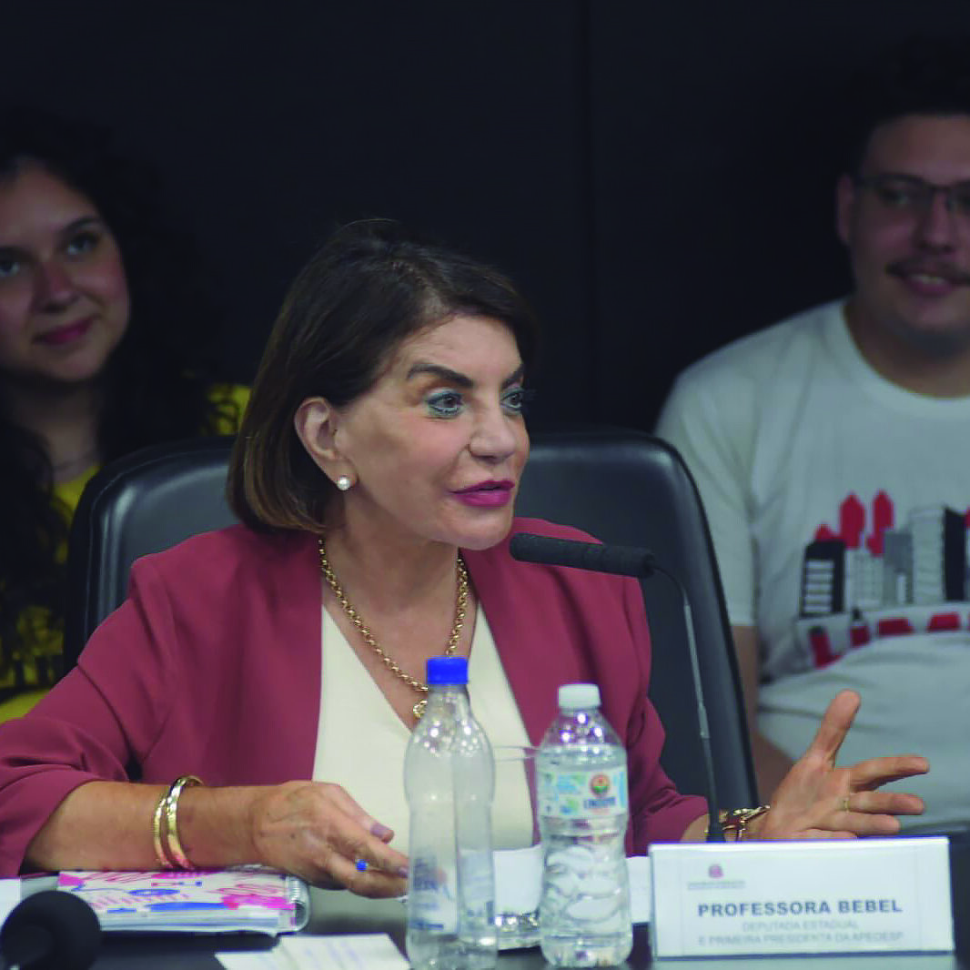 A deputada Professora Bebel já promoveu audiência para debater esse projeto, quando entidades repudiaram e pediram a sua retirada da Alesp. Crédito: Divulgação