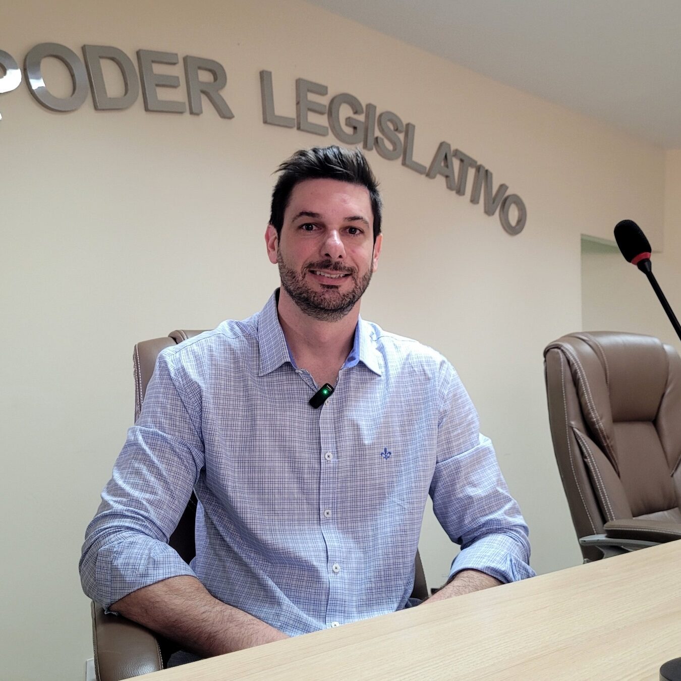 Diego Favoretto, de 38 anos, assume a cadeira do vereador Du Sorocaba, que pediu afastamento por 30 dias - foto: Daniella Oliveira