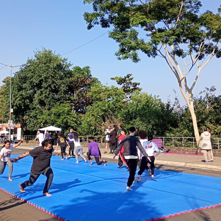 Capoeira foi uma das atividades oferecidas no último domingo - foto: Divulgação