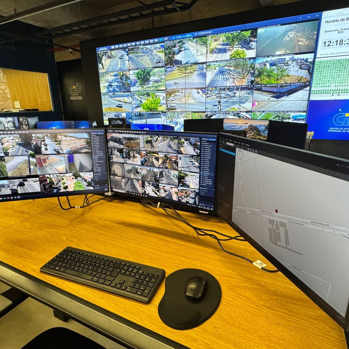 A ferramenta integra as câmeras de monitoramento dos municípios ao sistema estadual - foto: Divulgação