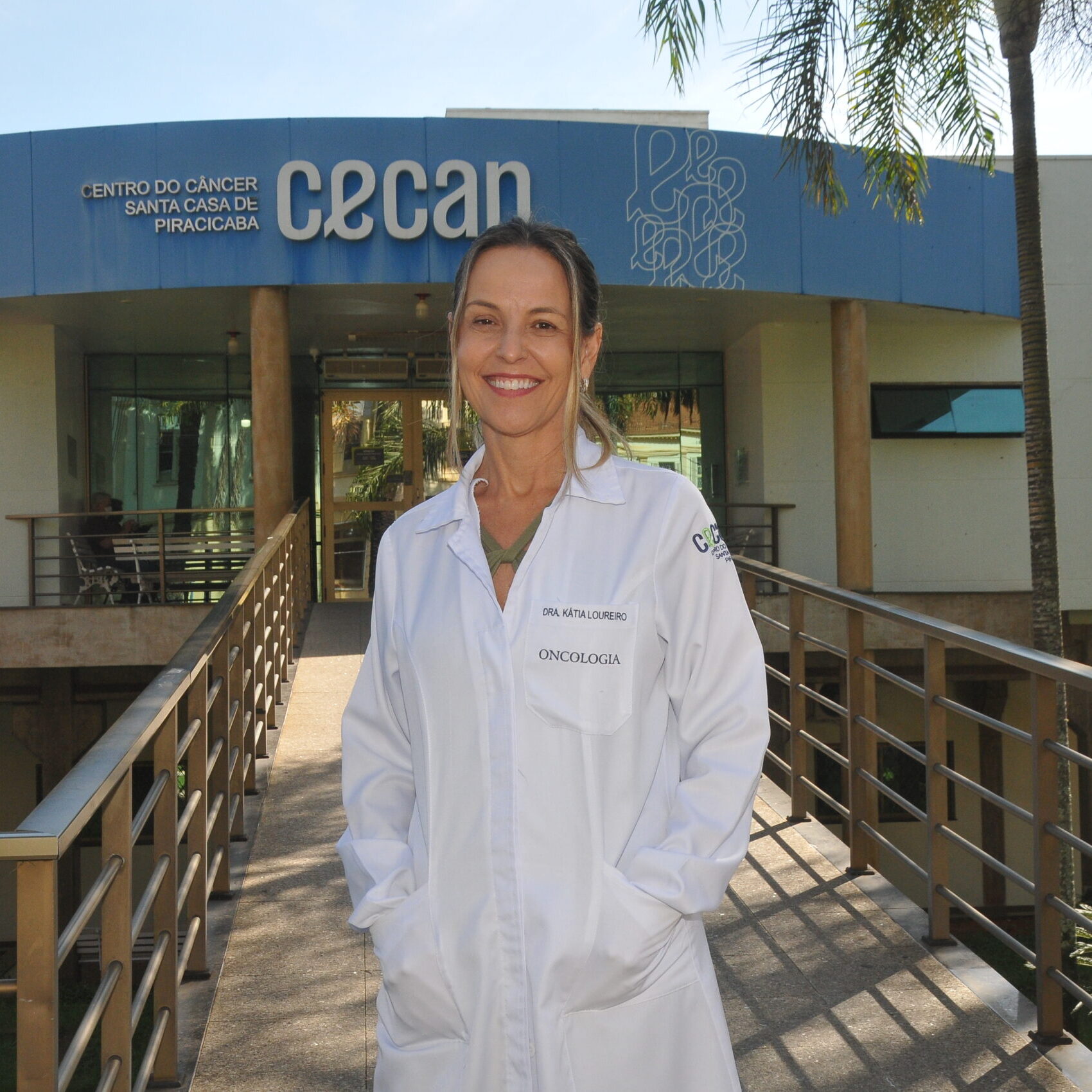 Dra. Katia Cristina Fitas Loureiro, oncologista do Cecan (Centro do Câncer da Santa Casa de Piracicaba). CRÉDITO: Divulgação