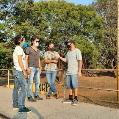 Skate Pista Mandato coletivo visitou a pista de skate na última terça-feira (24) - CRÉDITO: Assessoria Parlamentar