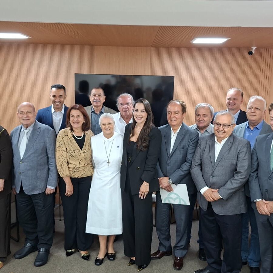 Diretoria eleita da FEHOSP para o triênio 2026/2029, durante Assembleia Geral realizada em 24 de fevereiro. Crédito: Divulgação