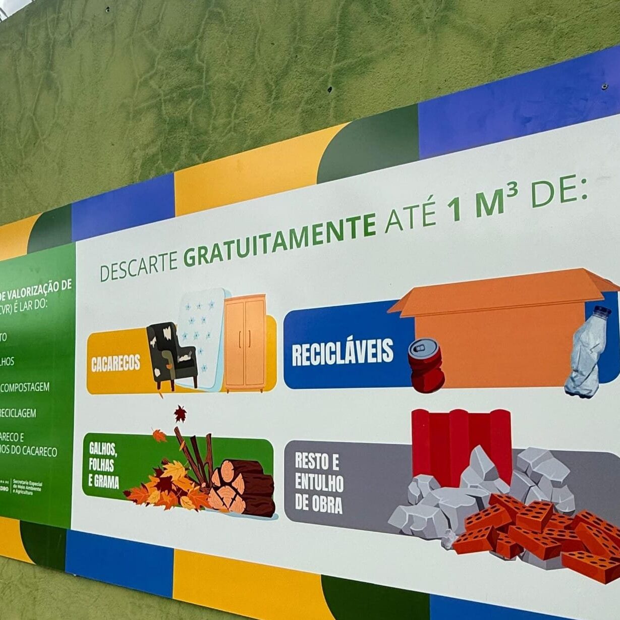 Entre as alternativas oferecidas pela Prefeitura está a plataforma No Ponto Certo, que orienta sobre o local adequado para descarte de cada resíduo - foto: Daniella Oliveira