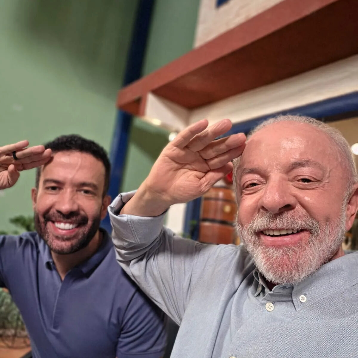 ‘General Janones’ e ‘Marechal Silva’: comandantes do Exército do Lula. CRÉDITO: Ricardo Stuckert