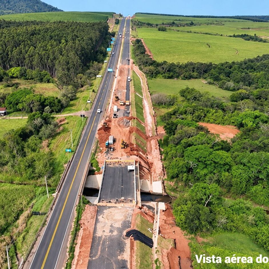 Alteração no fluxo de veículos no trecho entre São Pedro e Santa Maria da Serra terá início nesta segunda-feira - foto: Divulgação